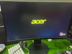 Acer nitro xz240q curved gaming monitor brand new condition 165hz