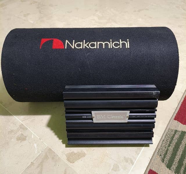 Nakamichi Subwoofer 12" 300W 4omz, with 4 Chenal BM-440 Classic 11