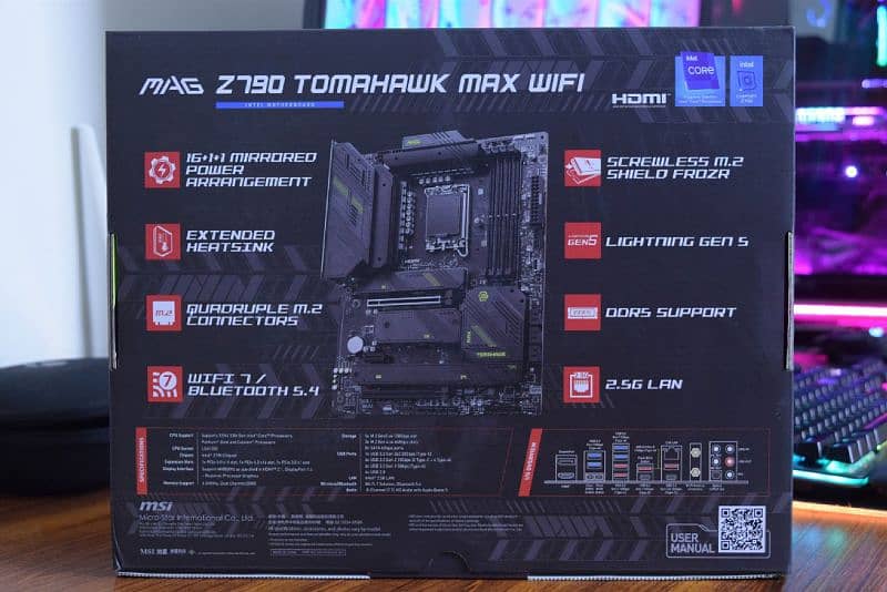 MSI Z790 Tomahawk Max WIFI DDR5 Motherboard 2