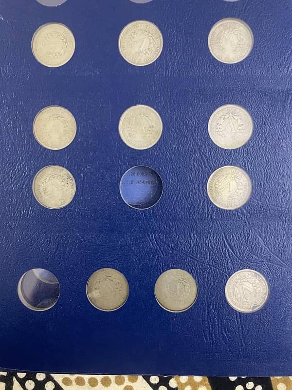 USA Hard to find V  Liberty Nickel Book 1883-1912 rare coins with Book 11