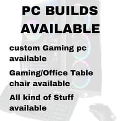 Gaming/Editing pc available