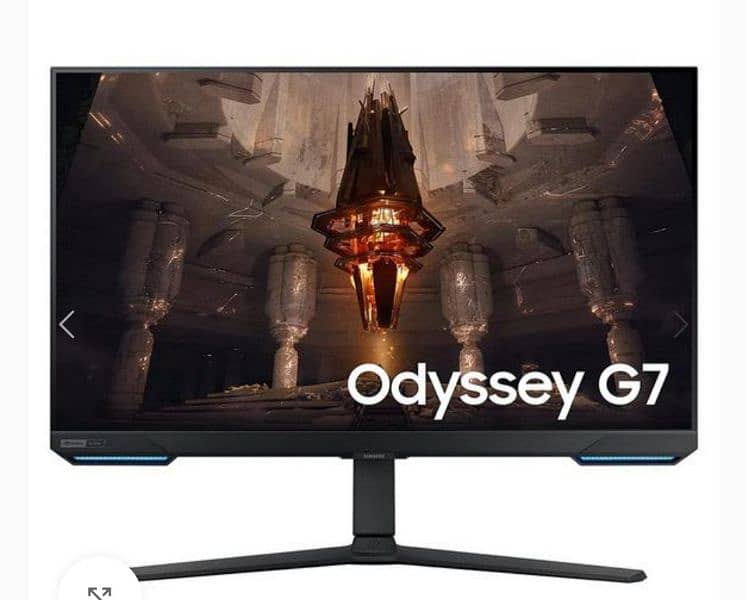 SAMSUNG Odyssey G7 32″ UHD 4K IPS 144Hz 1ms, G-Sync, Gaming Monitor 0