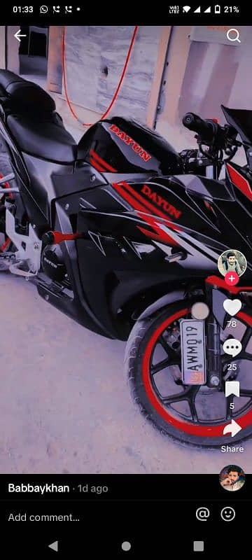 Dayon Heavy bike 250-CC (2018) Model | Dayon In Sports bike | Dayon 3