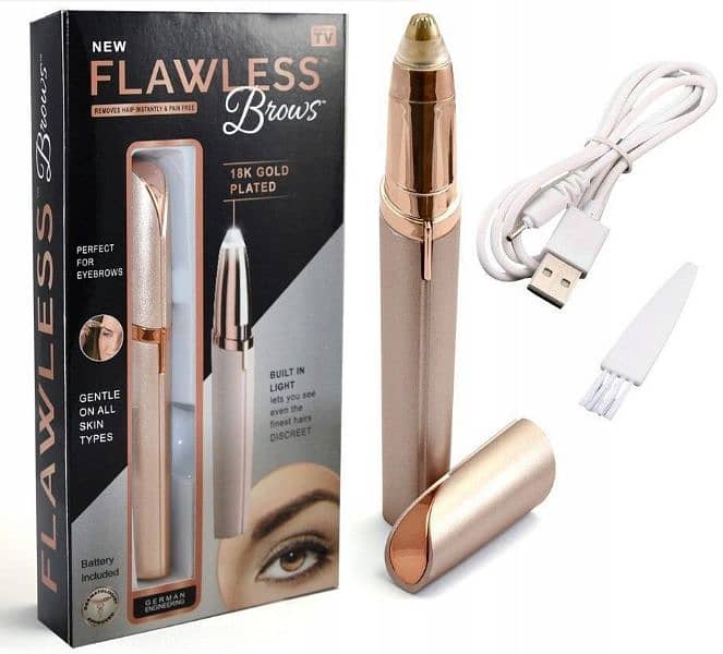 Rechargeable Women's Eyebrows Hear Trimmer 1