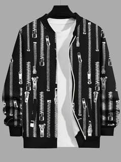 Men's Printed Polyester Jacket