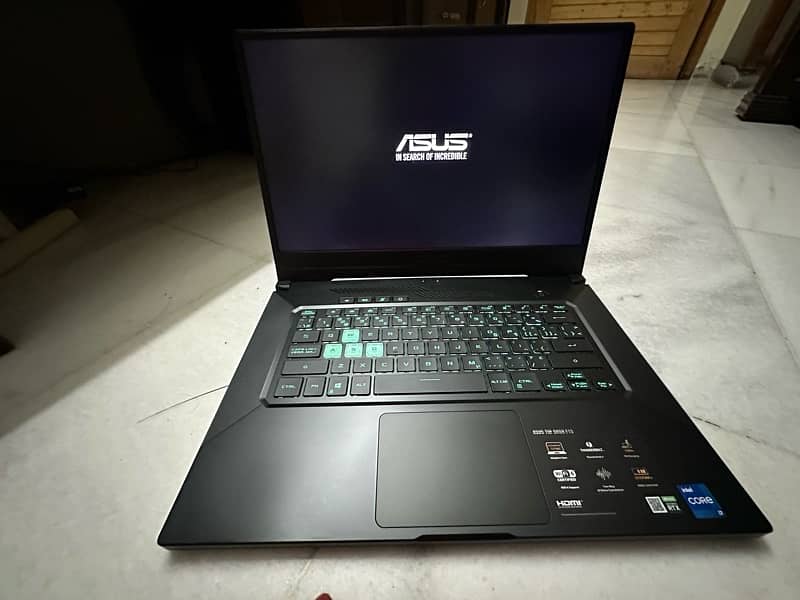 ASUS tuf gaming i7, 40gb 512gb nvidia Rtx3070 laptop 12