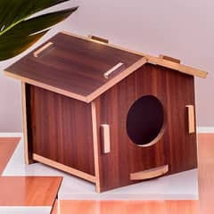 wooden bird cage ( wall mounted )