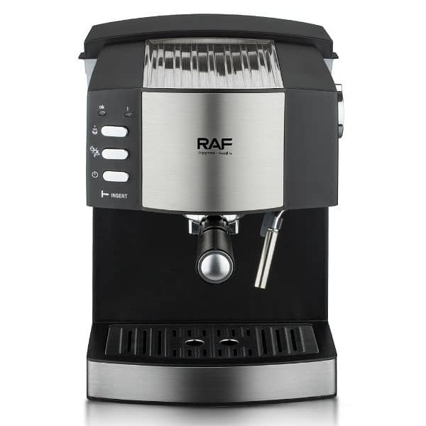 RAF COFFEE MAKER TWIN BREW PRO 20 BAR ESPRESSO AND CAPPUCCINO MACHINE 2