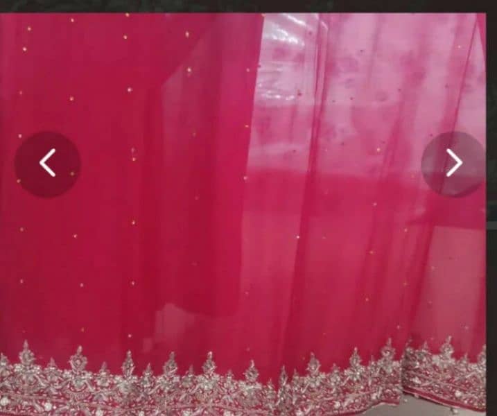 Red bridal lehnga/barat dress/wedding bridal lehnga 1 time wore 5