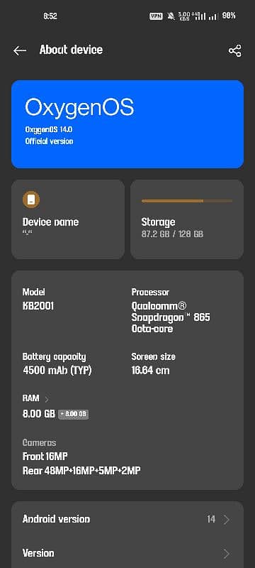 OnePlus 8T (exchange possible) 4