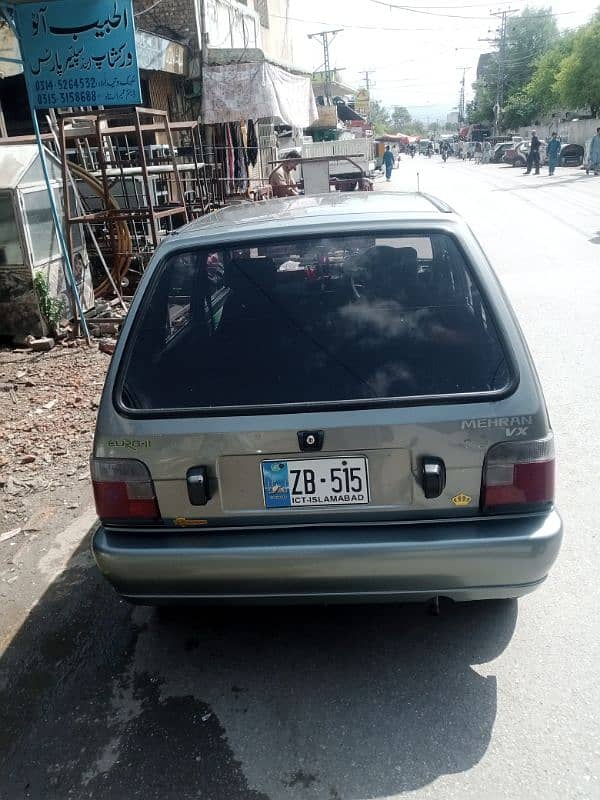 Suzuki Mehran VX 2013 isalamabad number home use car 2