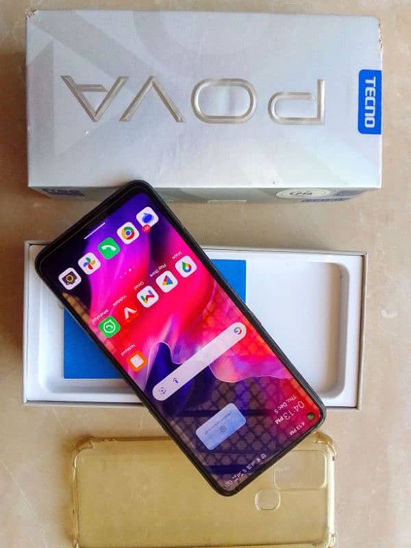 Tecno pova 6/128 G80 processor sealed phone. . with box 2