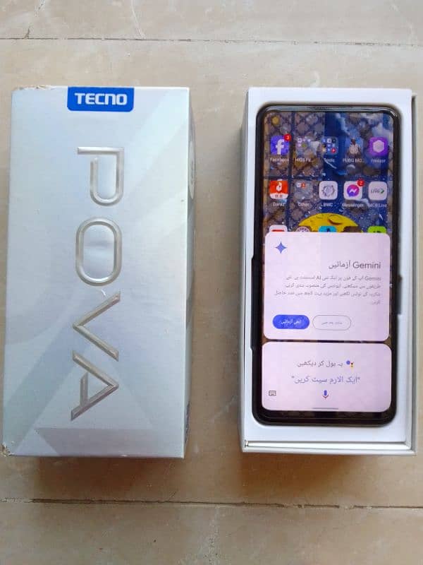 Tecno pova 6/128 G80 processor sealed phone. . with box 7