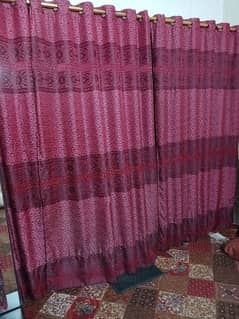 5 curtains.  size  5 by  7