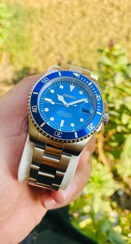 SEIKO SUBMARINER BLUE 1