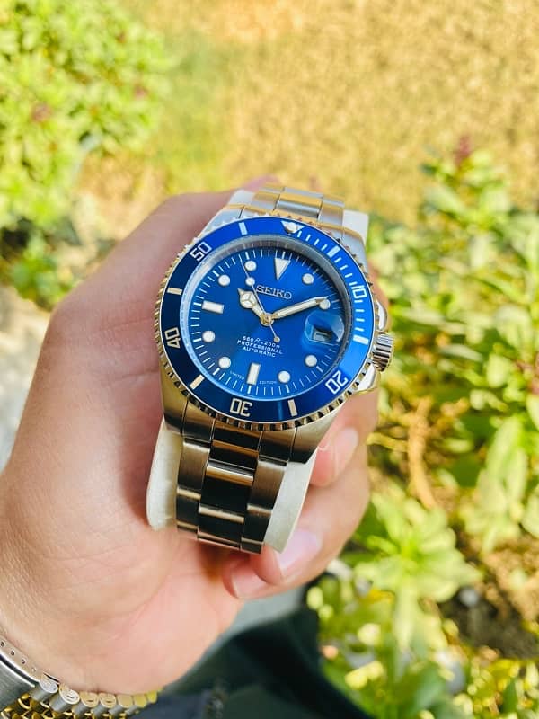 SEIKO SUBMARINER BLUE 2