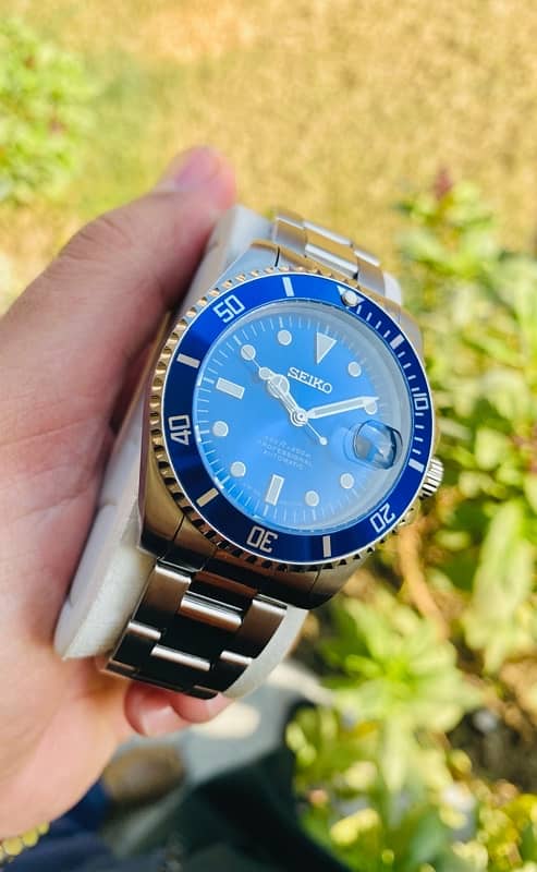 SEIKO SUBMARINER BLUE 3