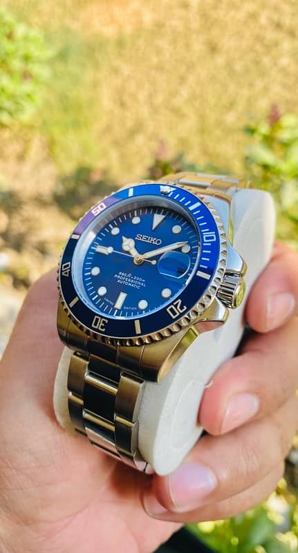 SEIKO SUBMARINER BLUE 4