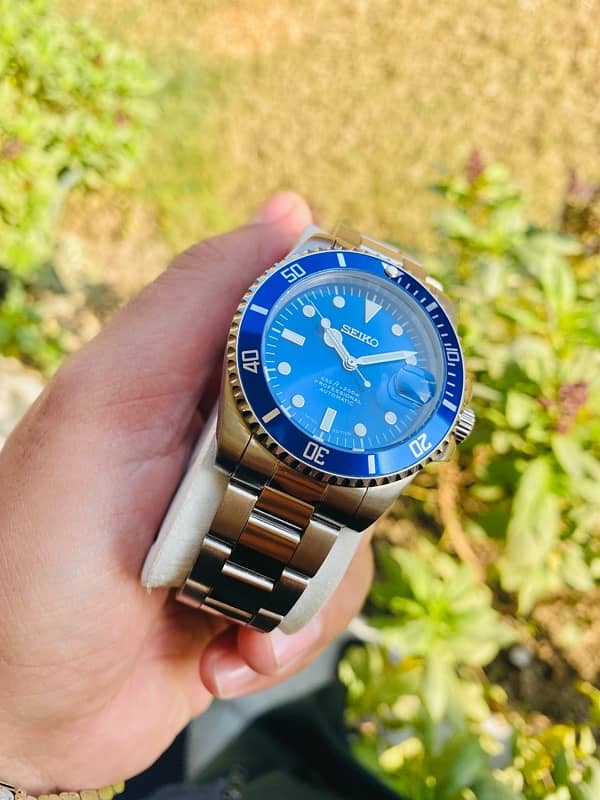 SEIKO SUBMARINER BLUE 7