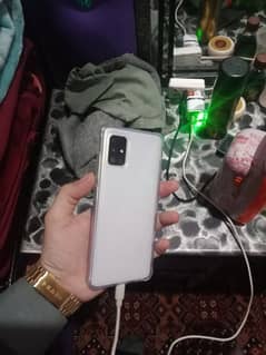 Samsung A51 6/128 condition 10/9 screen change crack ha.