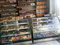 chiller freezer or bakery counter for sale in lahore