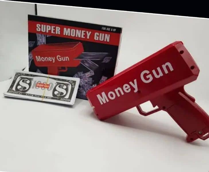 Money thrower gun (super money cash Gun toy) 0