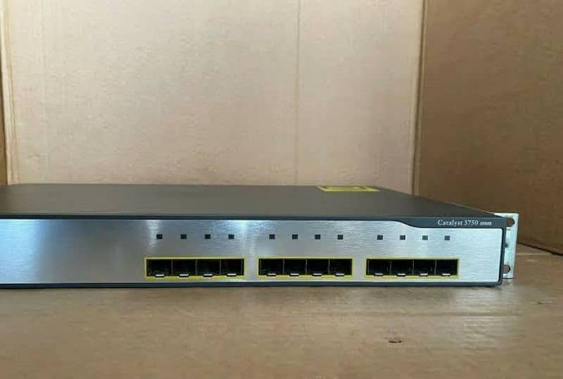 Cisco Catalyst 3750G 12 Port Gigabit SFP Switch - WS-C3750G-12S-E 1