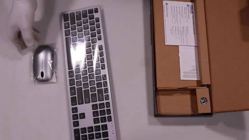 wireless metal keyboard combo 1