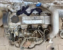 Toyota 2C Engine with Gear