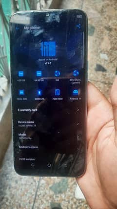 urgent sale Tecno spark 7T 4/64