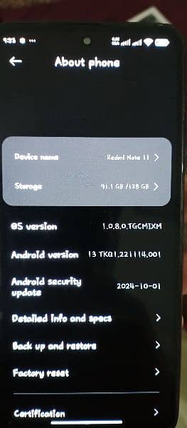 redmi note 11 6/128 7