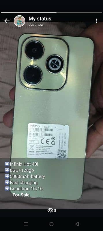 Infinix Hot 40i 0