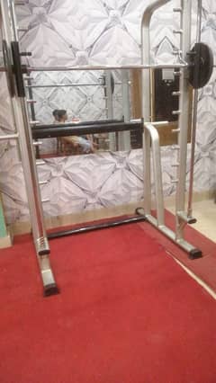 Oval pipe smith machine, gym machine