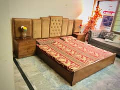 Double bed set with new mattress