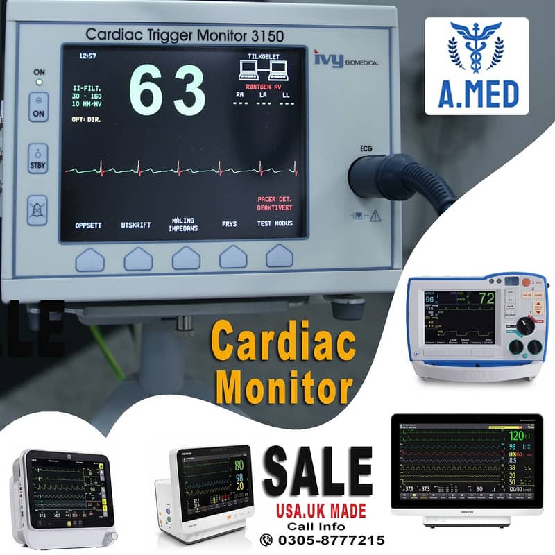 Cardiac Monitor for Sale | ICU Monitors | OT Monitors Patient monitor 10