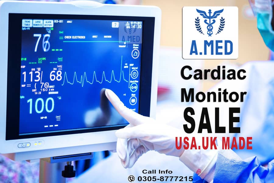 Cardiac Monitor | ICU Monitor | vital signs Monitor | Patient monitor 5