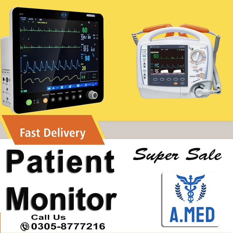 Cardiac Monitor | ICU Monitor | vital signs Monitor | Patient monitor 6