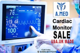 Cardiac Monitor  | ICU Monitors | BLOOD PRESR Monitors Patient monitor