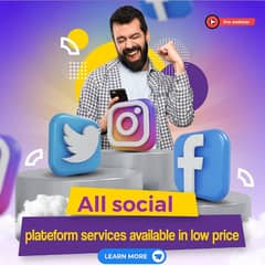 All social media service available ha, contact:03289984713