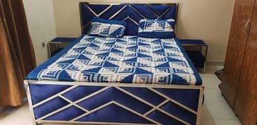 Stainless Steel Double Bed Non magnet Pure Steel|Bed Set|Iron Bed