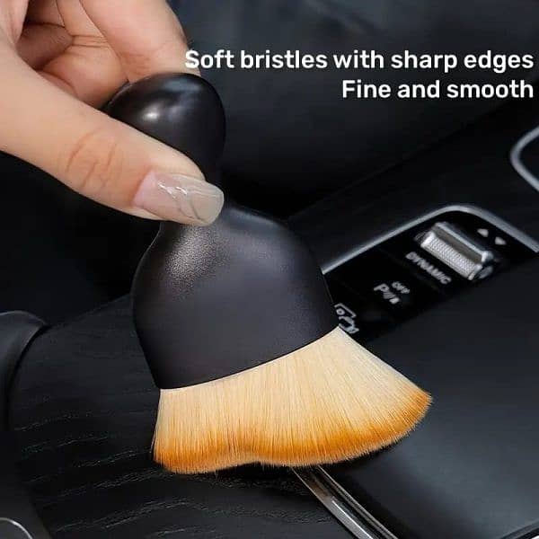 Car Interior Cleaning & Multifunctiona Soft Hair Brush For Cleaning 1