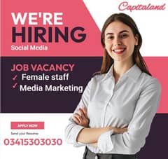 Female  Office STAFF Requirement