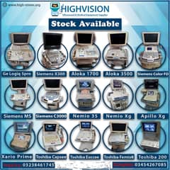 ultrasound machines and repairing of ultrasound machines available