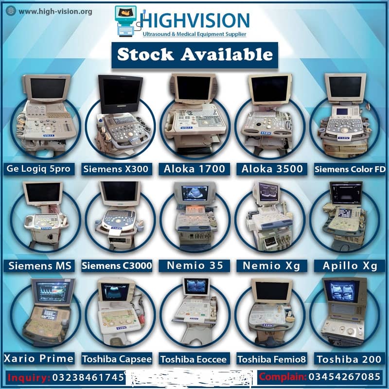 ultrasound machines and repairing of ultrasound machines available 1