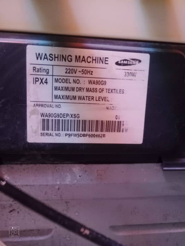 Samsung 7 kg automatic washing machine 2