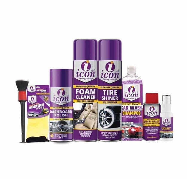 8 Pcs Car Care Bundle full detail neeche hai cash on delivery 2