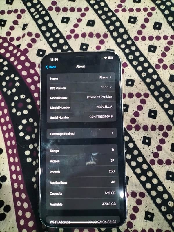 iphone 10 by 10 condition with water pack and Face ID original 1