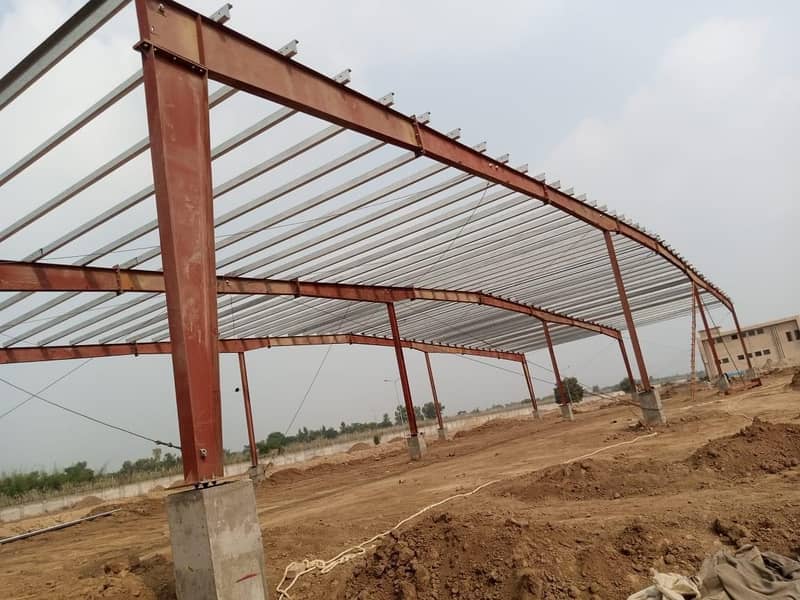 I Beam Industrial shed Parking shed Tensile structure 3