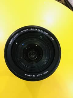 17-50mm f/2.8 Sigma lens for Nikon Mount