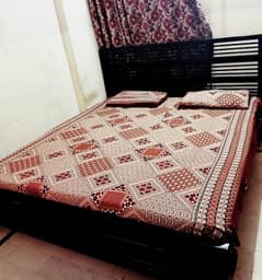 king size iron double bed for sale